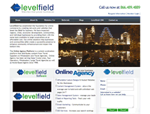 Tablet Screenshot of levelfield.com